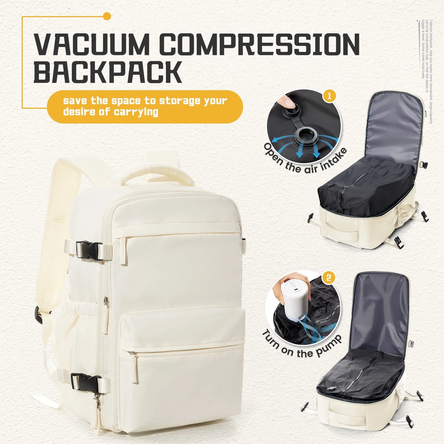 Vacuum Compression Backpack