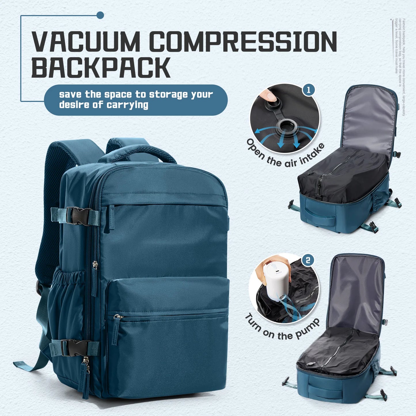 Vacuum Compression Backpack